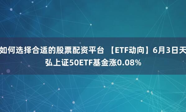 如何选择合适的股票配资平台 【ETF动向】6月3日天弘上证50ETF基金涨0.08%